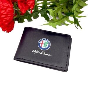 Alfa Romeo PU Leather Wallet Car Driver License and Document Holder